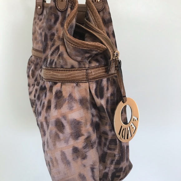 Fendi Shoulder Animal Print Bag - Picture 8 of 8